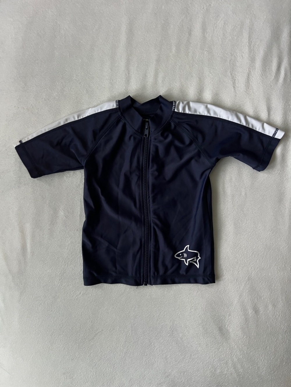 Koala Kids Navy Swim Top with White Logo